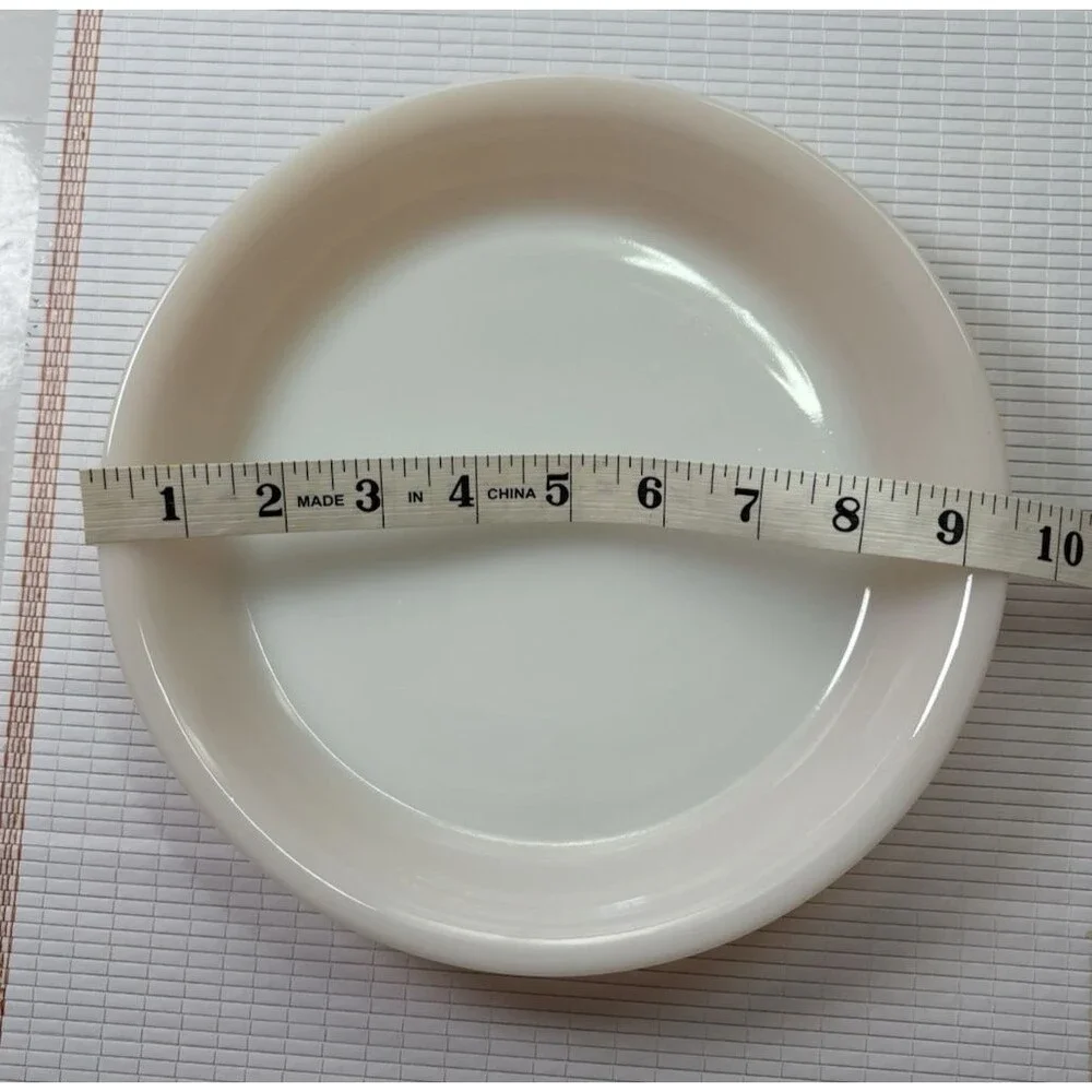 Vtg Fire King 460 Pie Plate Peach Luster 9